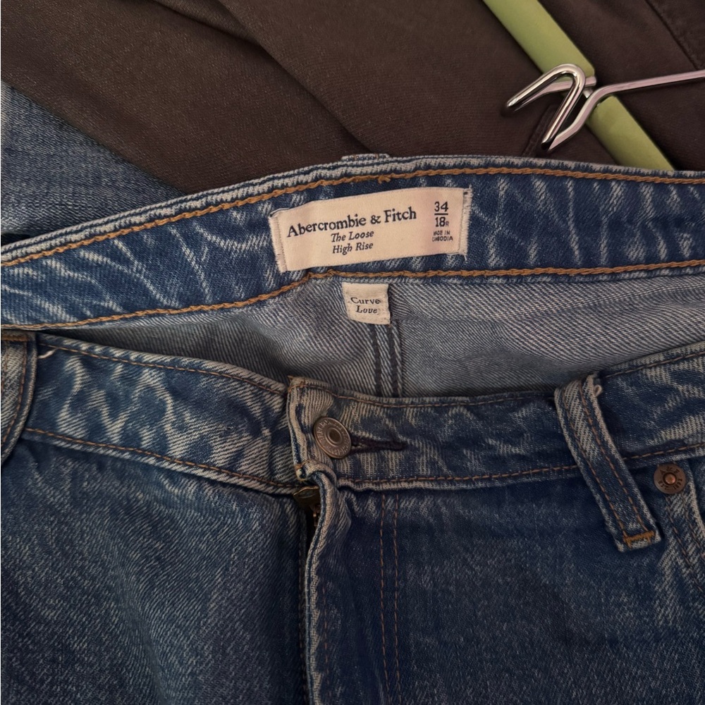 Abercrombie & Fitch High Rise Blue Jeans